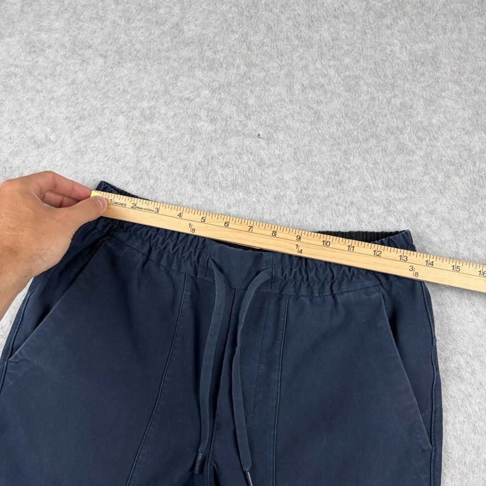 Lululemon Utilitech Canvas Pants Mens Small Navy Blue Bowline Stretch Tapered - Picture 8 of 11